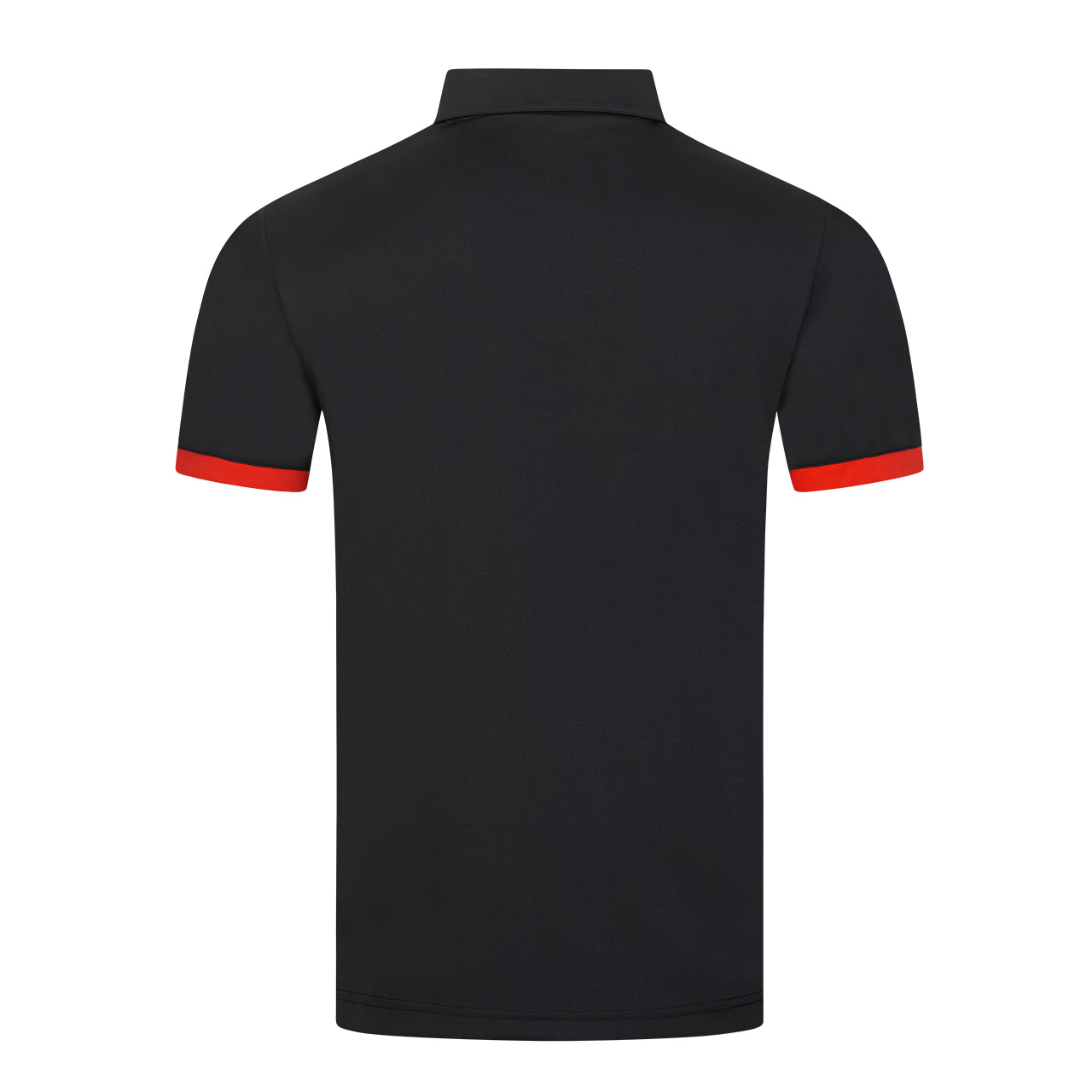 DONIC Poloshirt Push schwarz/rot Rücken