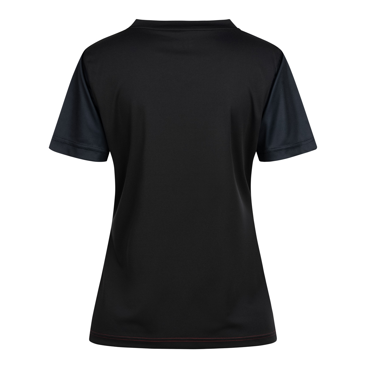 DONIC Shirt Flow Lady schwarz/rot Rücken 