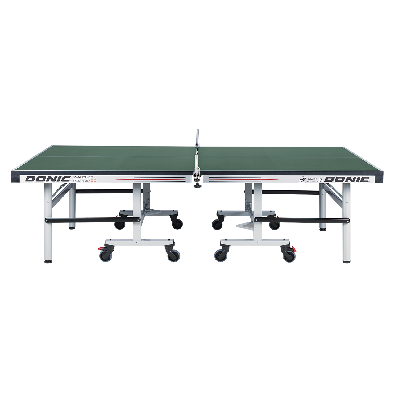 Tischtennis-Tisch DONIC Waldner Premium 30, grün, Seitenansicht