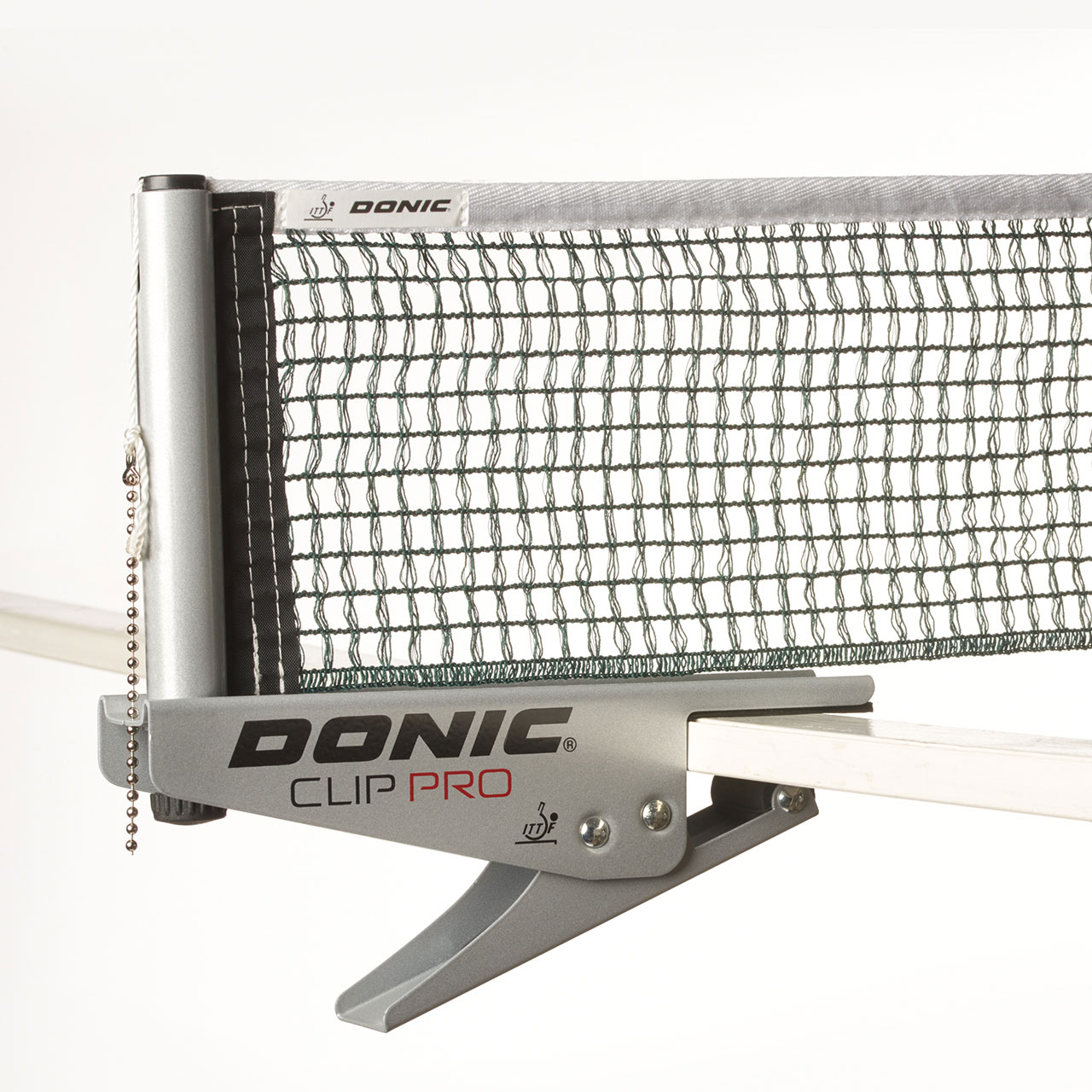 DONIC Tischtennis Netz Clip Pro silbermetallic/grün